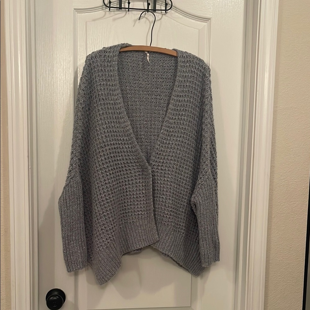 Cozy Gray Knit Sweater